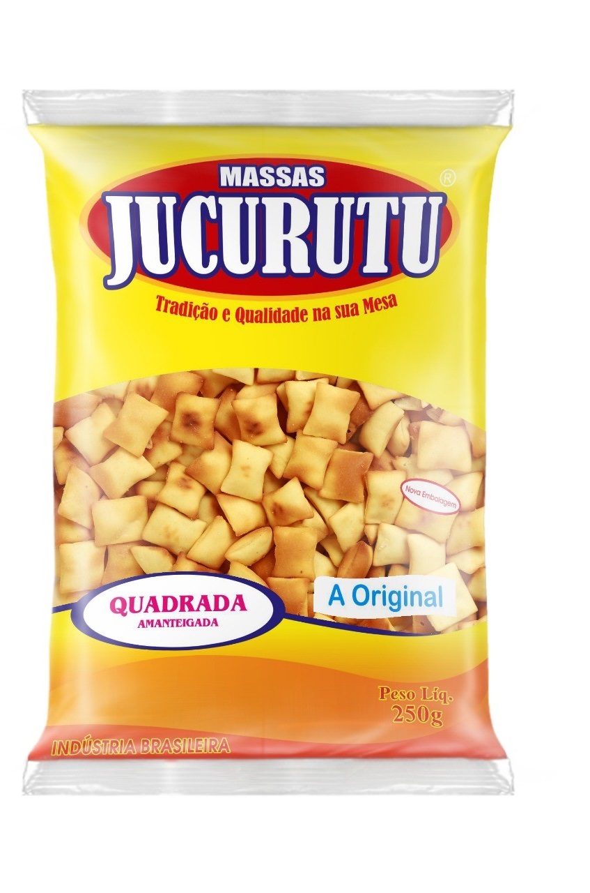 Bolacha Quadrada Amanteigada - Jucurutu